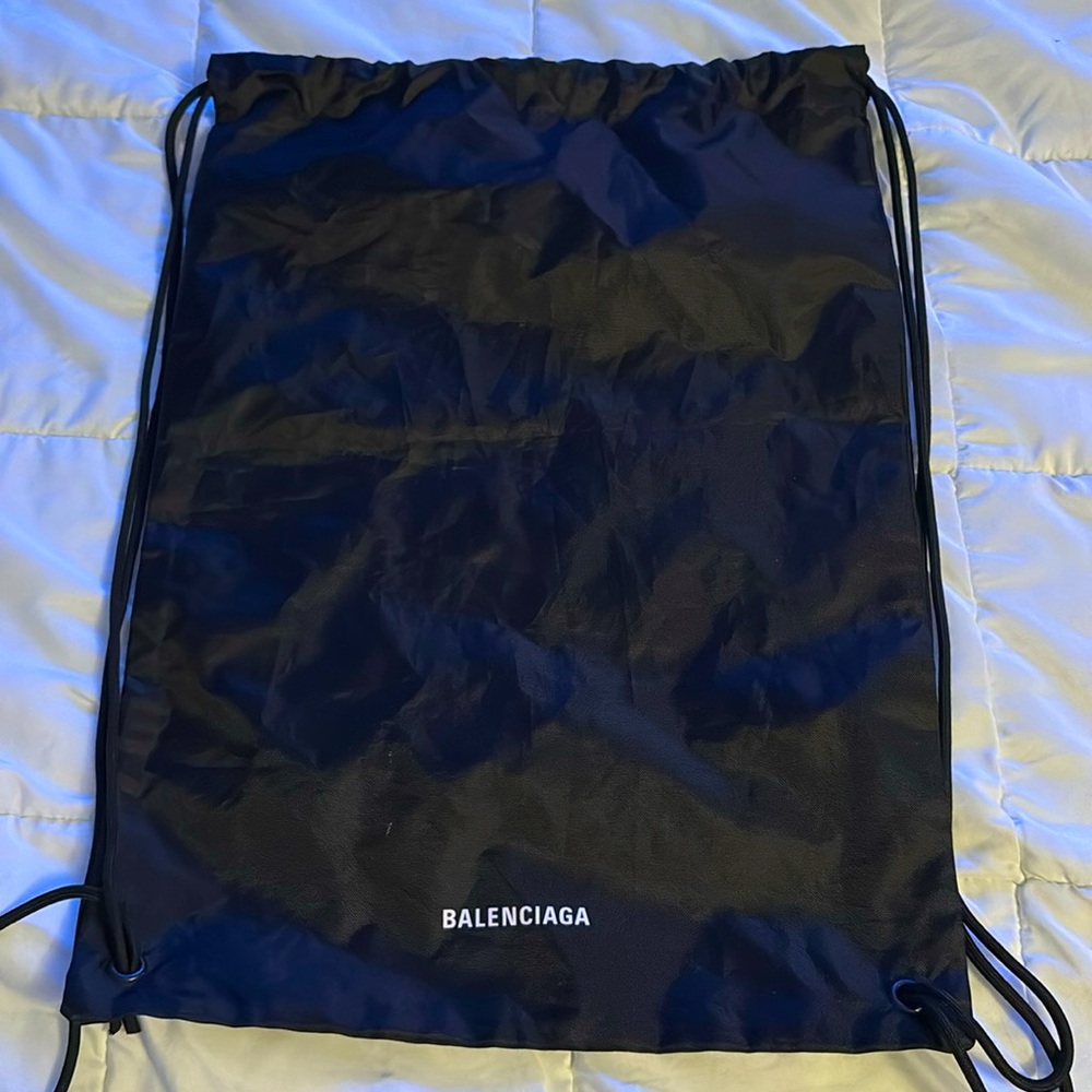 Balenciaga draw string Backpack